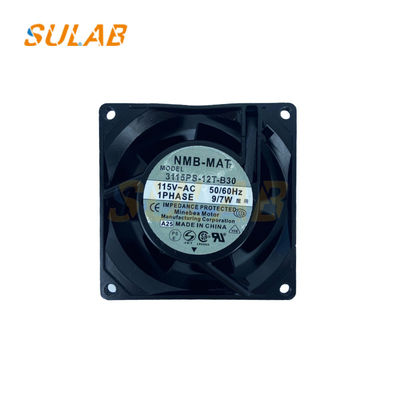 Ventilador de refrigeración axial NMB Mat 3115ps/FS-12T-B30 Partes de repuesto para ascensores de ventiladores