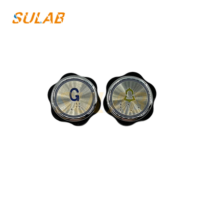 Accesorios universales para ascensores ciegos JA-19 Botón Spot Nuevo Reemplazo 32mm 33mm Todo incluido Luz azul Rojo Blanco Naranja