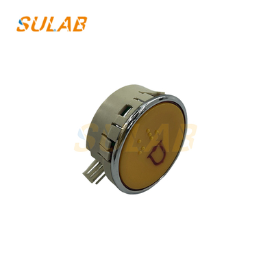LG SIGM* AK-29B Botón redondo del ascensor 30 mm de acero inoxidable