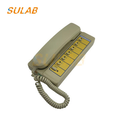 NKT12 Host de intercomunicación de ascensor con capacidad de llamada de seis vías sistema de 4 alambres y DC 12V para comunicación de emergencia