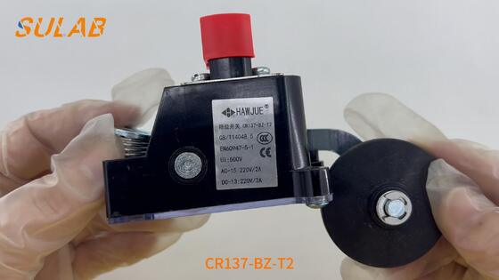 CR137-BZ-T2 Interruptor de límite de trabajo pesado con clasificación IP67, contactos de acción rápida 2×SPDT y palanca de rodillo de acero