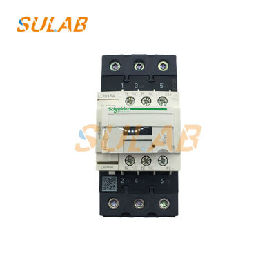 Contactor CC Schneider Electric LC1D65AFD con corriente nominal de 65A, bobina de control de 110VCC y contactos 3NA + 1NA+1NC para ascensores