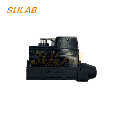 Interruptor de freno de protección térmica con contacto SPDT y carcasa de plástico fenólico para piezas de ascensor