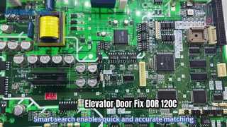 Reparación del control de puerta del elevador Mitsubishi DOR120C GPS-III