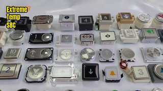 Una mirada más cercana: Botón de ascensor Hyundai A4N135161 con indicador LED para pulsador de llamada de pasillo y cabina