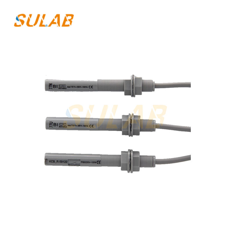 KONE 77U Magnetic Reed Leveling Sensor with 15-25 AT Sensitivity 1 Million Cycle Life and 0.1 mm Repeat Accuracy