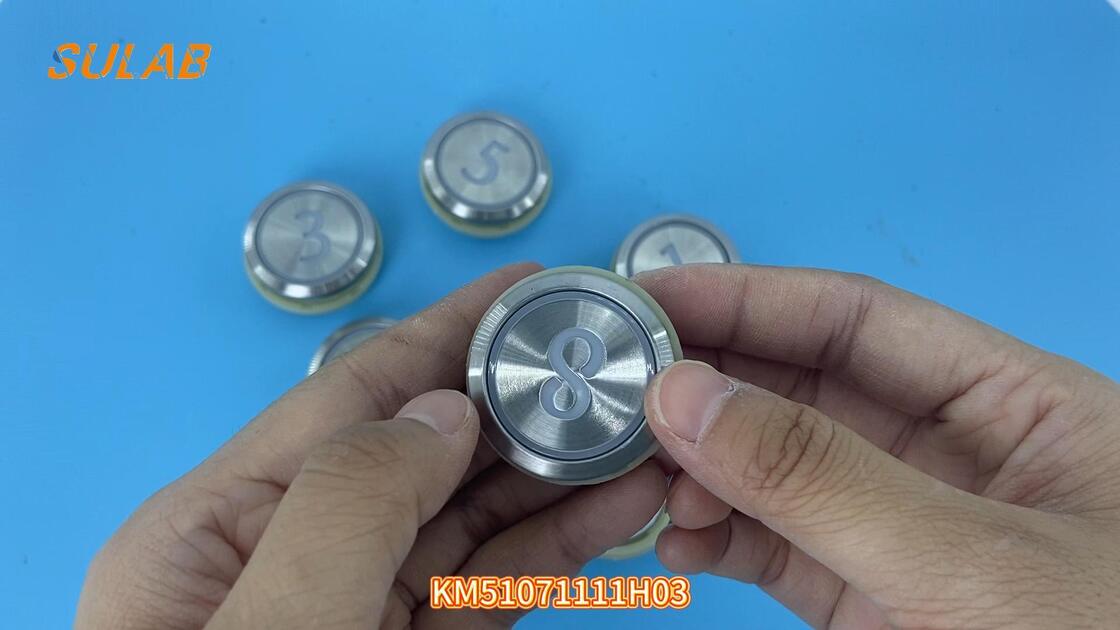 KONE KM51071111H03 22mm LED Illumination Momentary Elevator Push Button for Cabins & Panels