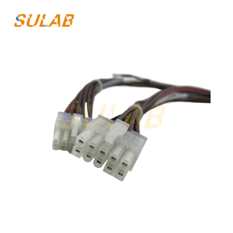 KONE Elevator Communication Cable with 10-Pin XS2XB18 Connector High-Temperature Resistant up to 105°C and Anti-Interference Shielding