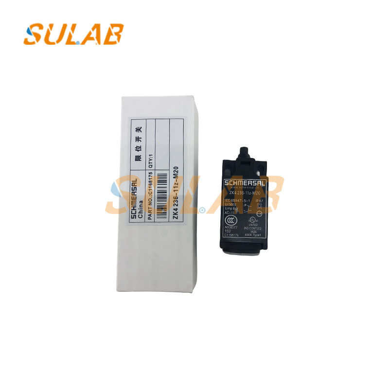 ZK4236-11Z-M20 Safety Limit Switch with 1NO+1NC Contacts IP67 Protection and M20 Cable Gland for Elevator Position Detection