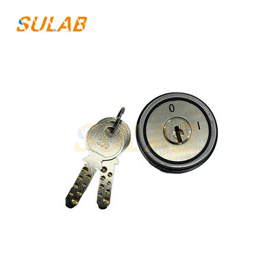 Interruptor de llave electromagnético para ascensor operado por llave con montaje en panel para bloqueo seguro de estación base