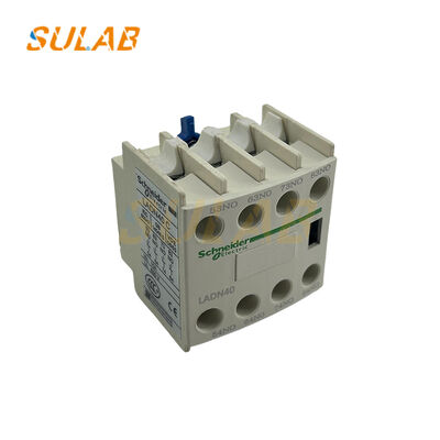 Schneider Electric LADN40C 40A 24V DC Contactos Auxiliares Frontales para Control de Motores de Ascensores