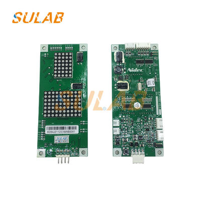 Panel de visualización COP para ascensor Sulab original K-PI1000 V2.0 con comunicación por bus RS-485 y fuente de alimentación DC24V, protección IP30