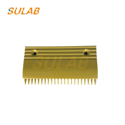 Placa de peine de escalera de 22 dientes con plástico de ingeniería de alta resistencia para una transición suave y el cumplimiento de la norma EN 115-1