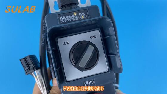 Caja de inspección de ascensores Mitsubishi original OEM con diseño de montaje en la parte superior del automóvil y funciones de control completas