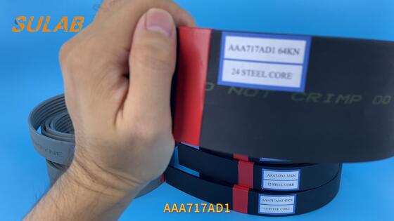 Cinturón de acero de tracción Otis AAA717AD1, cinturón de transmisión de alta resistencia y baja vibración resistente al desgaste para elevación de cabinas de ascensor