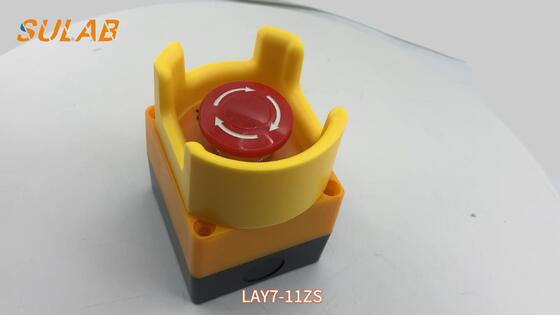 Interruptor de parada de emergencia de seguridad para ascensores con carcasa de ABS retardante de llama y configuración de contacto 1NO+1NC para montaje universal