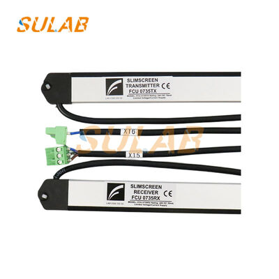 FCU07350740RX Receptor de cortina de luz de ascensor con carcasa de plástico infrarrojo de alta sensibilidad y a prueba de polvo para protección contra pinzas de la puerta del ascensor