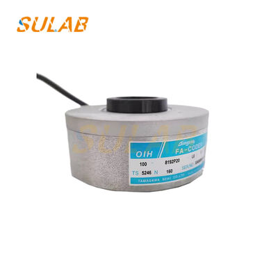 Tamagawa TS5246N160 Encoder rotativo de eje hueco con 8192 pulsos por revolución 5V Fuente de alimentación y estructura de agujero hueco compacta para la detección de la posición de la velocidad del ascensor