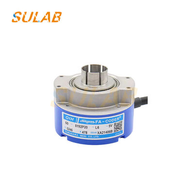 Tamagawa TS5246N478 Encoder rotativo de eje hueco con 8192 pulsos Estructura antivibración para motor de tracción de ascensor